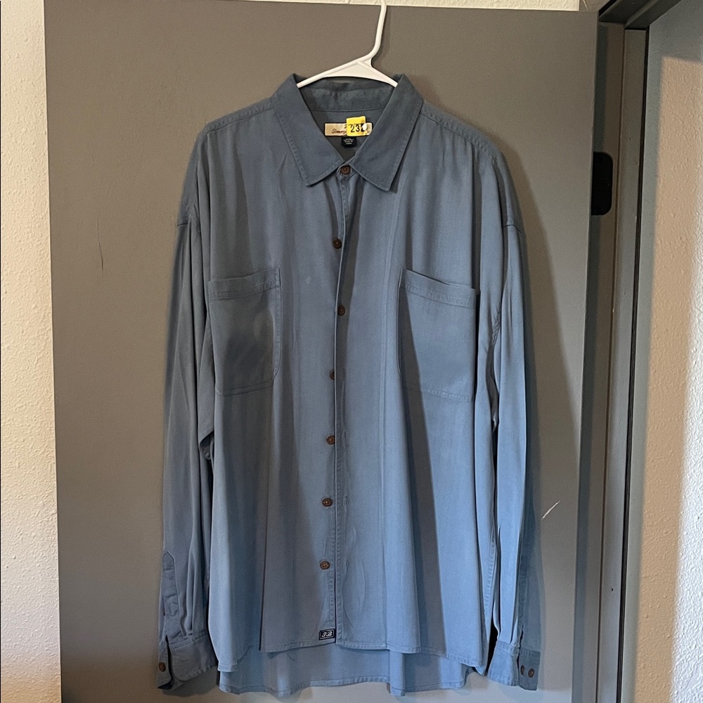 Tommy Bahama Blue Casual Button Down Shirt